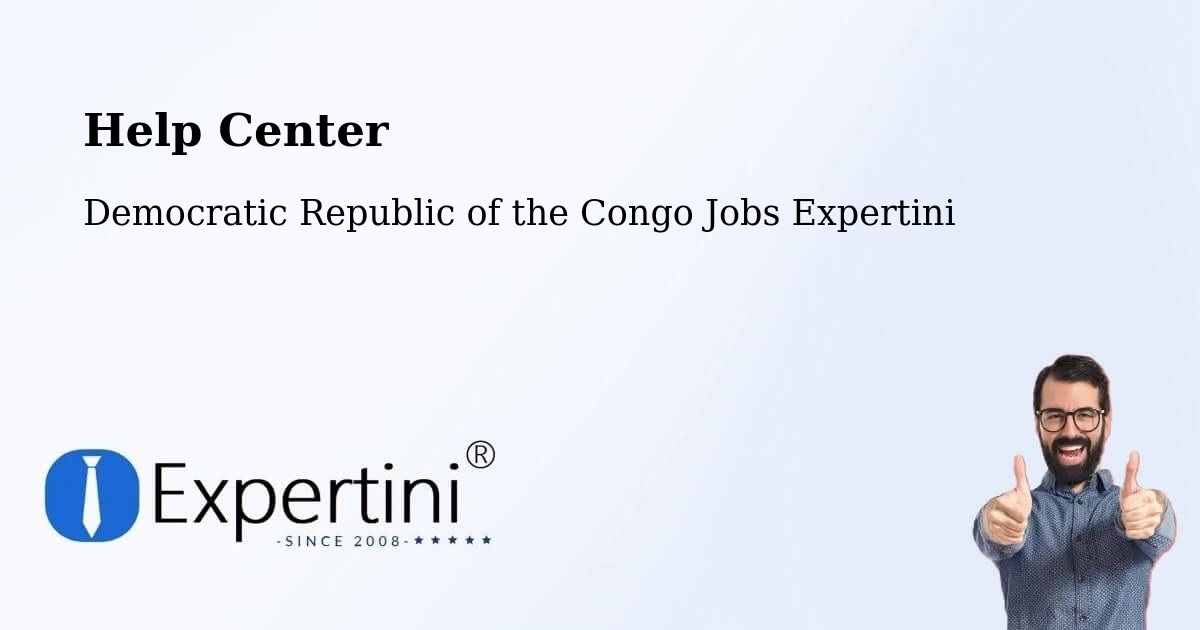 Help Center – Ilebo - Democratic Republic of the Congo Jobs Expertini