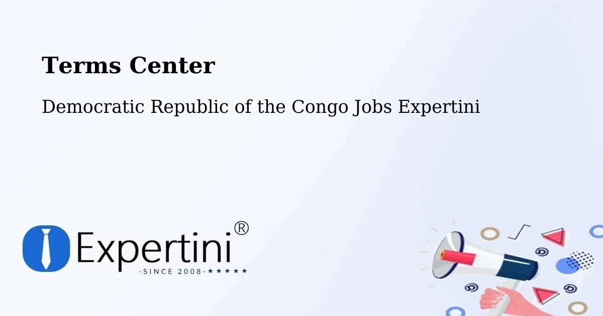 Terms of Service – Ilebo - Democratic Republic of the Congo Jobs Expertini